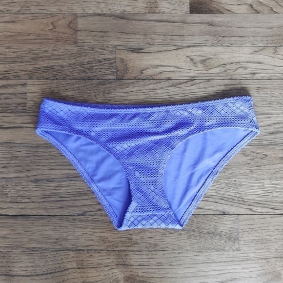 𝅺Aerie Bikini Hipster Purple Lace Bottom New Small S - Picture 1 of 5
